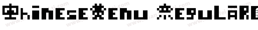 ChineseMenu Regular字体转换